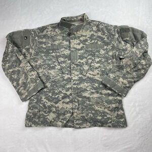 Vintage Military Jacket Men's‎ Large Digital Camo Cold Weather Field Woodland